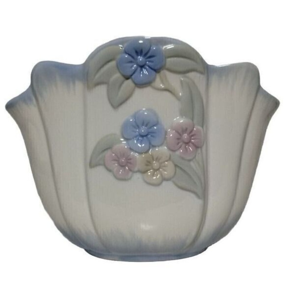 FTD Ceramic Planter Floral‎ Cachepot "Especially for You" Made in Taiwan